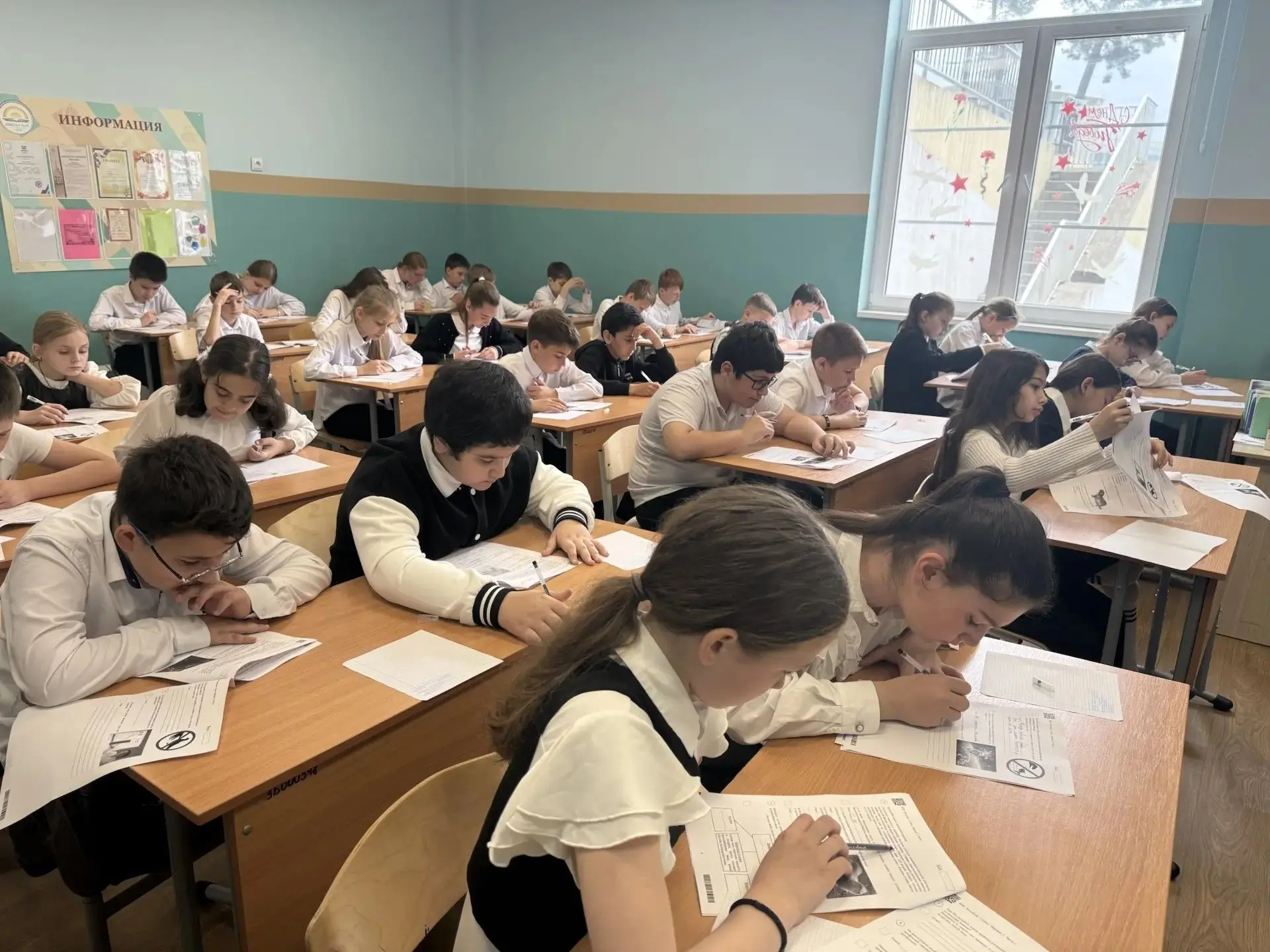 📌Сегодня наши учащиеся пишут последний ВПР в этом учебном году.  Позади — дни подготовки, переживани