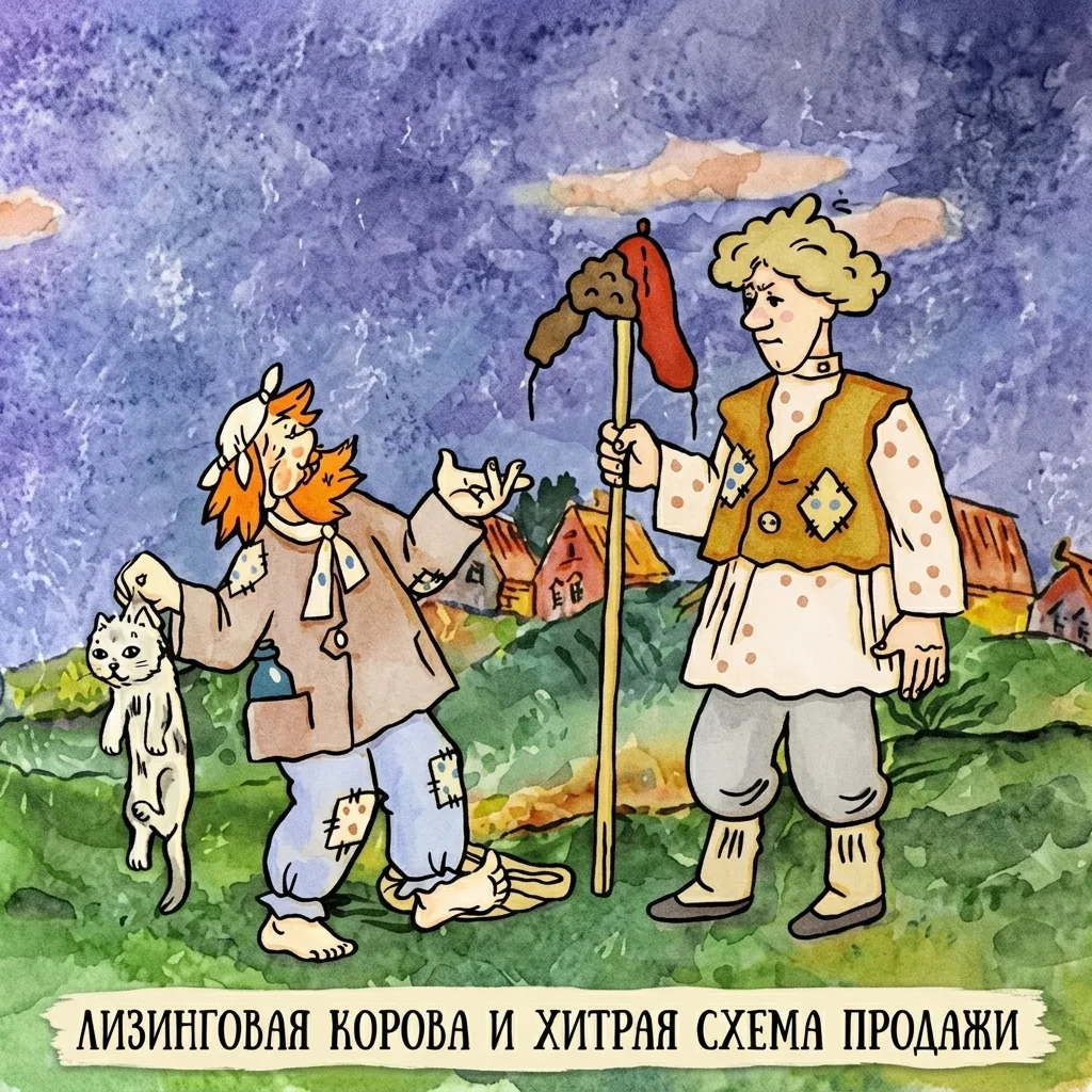 "В некотором царстве, в нашем государстве, 
на ровном месте, как на скатерти, жили Ванька Доброй с м