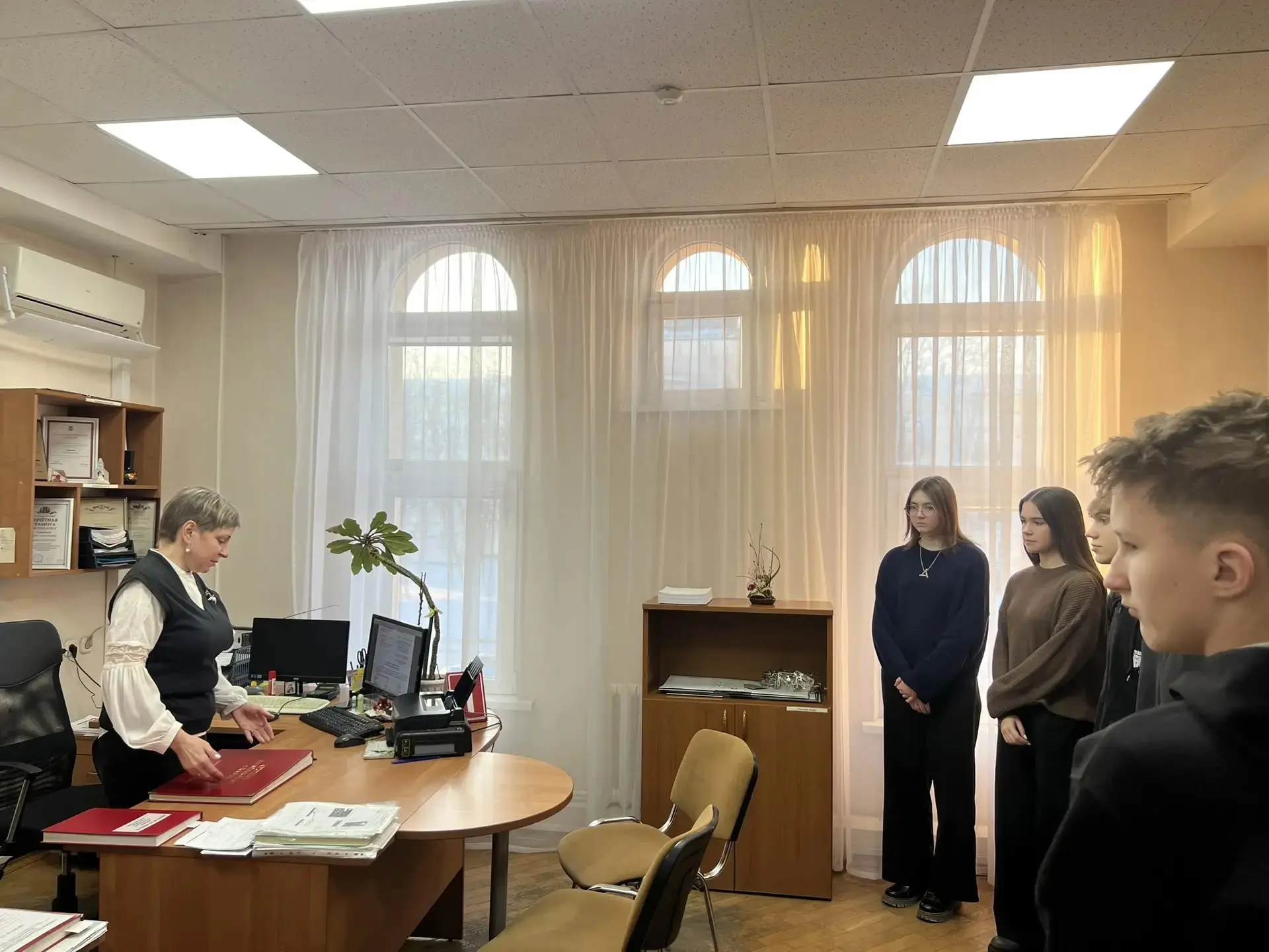 ❄✨Сегодня самые стойкие десятиклассники не испугались холода и побывали на профориентационной экскур