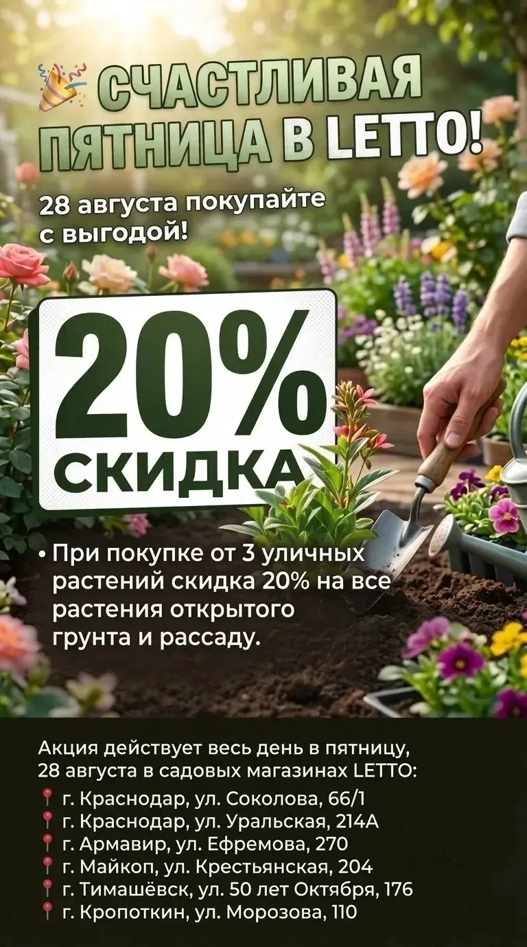 🎉 Счастливая пятница в LETTO!