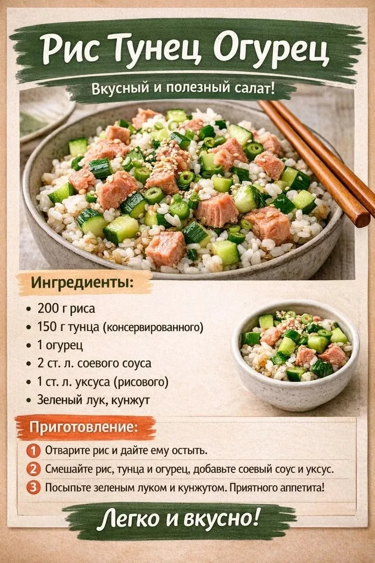 Вкусный и полезный салат🥗