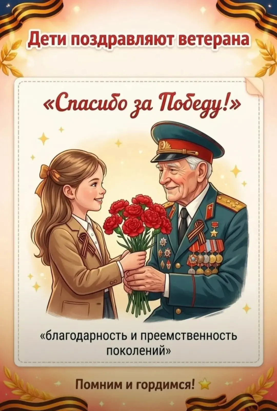 «Спасибо за мирное небо»: трогательное поздравление от группы «Солнышко»🌞
