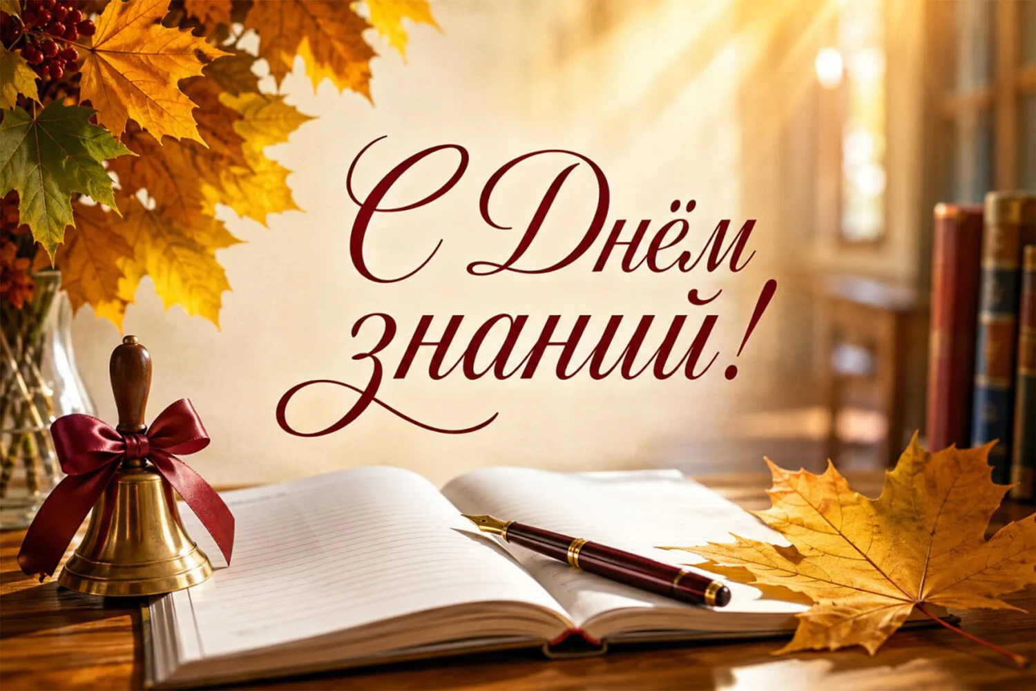 Поздравляем с Днём знаний! 📔💐✨