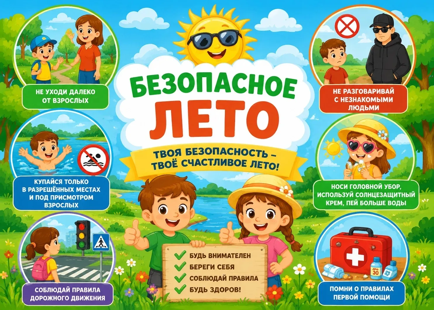 В нашем детском саду прошло познавательное занятие на тему «Безопасное лето».
В ходе мероприятия реб