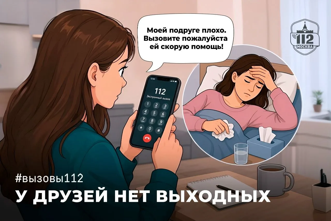 «Я звоню подруге, она говорит, что очень плохо себя чувствует. Вызовите ей скорую, пожа...