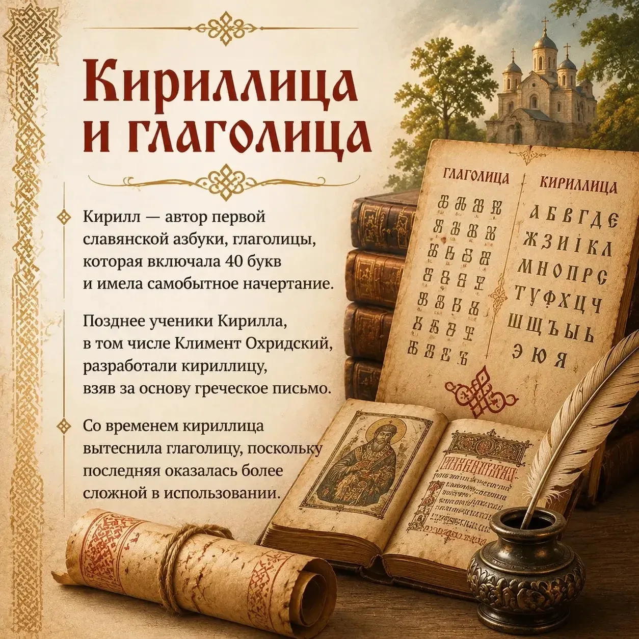 24 мая - День славянской письменности и культуры