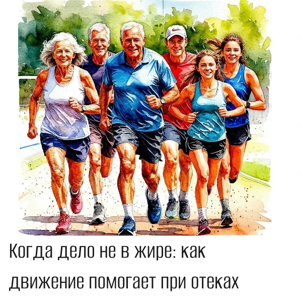 Когда дело не в жире: как движение помогает при отеках