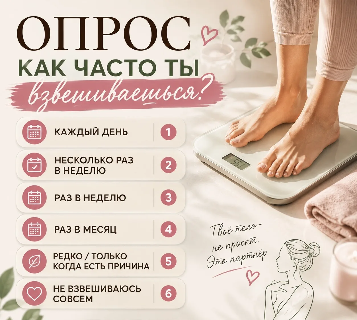 Как часто ты взвешиваешься?