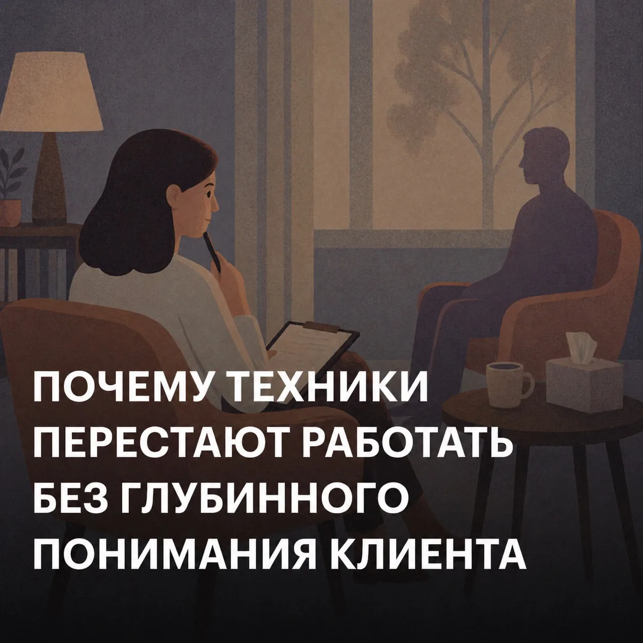 Я часто слышу от коллег один и тот же вопрос:

«Почему я знаю много техник, но в некоторых случаях о