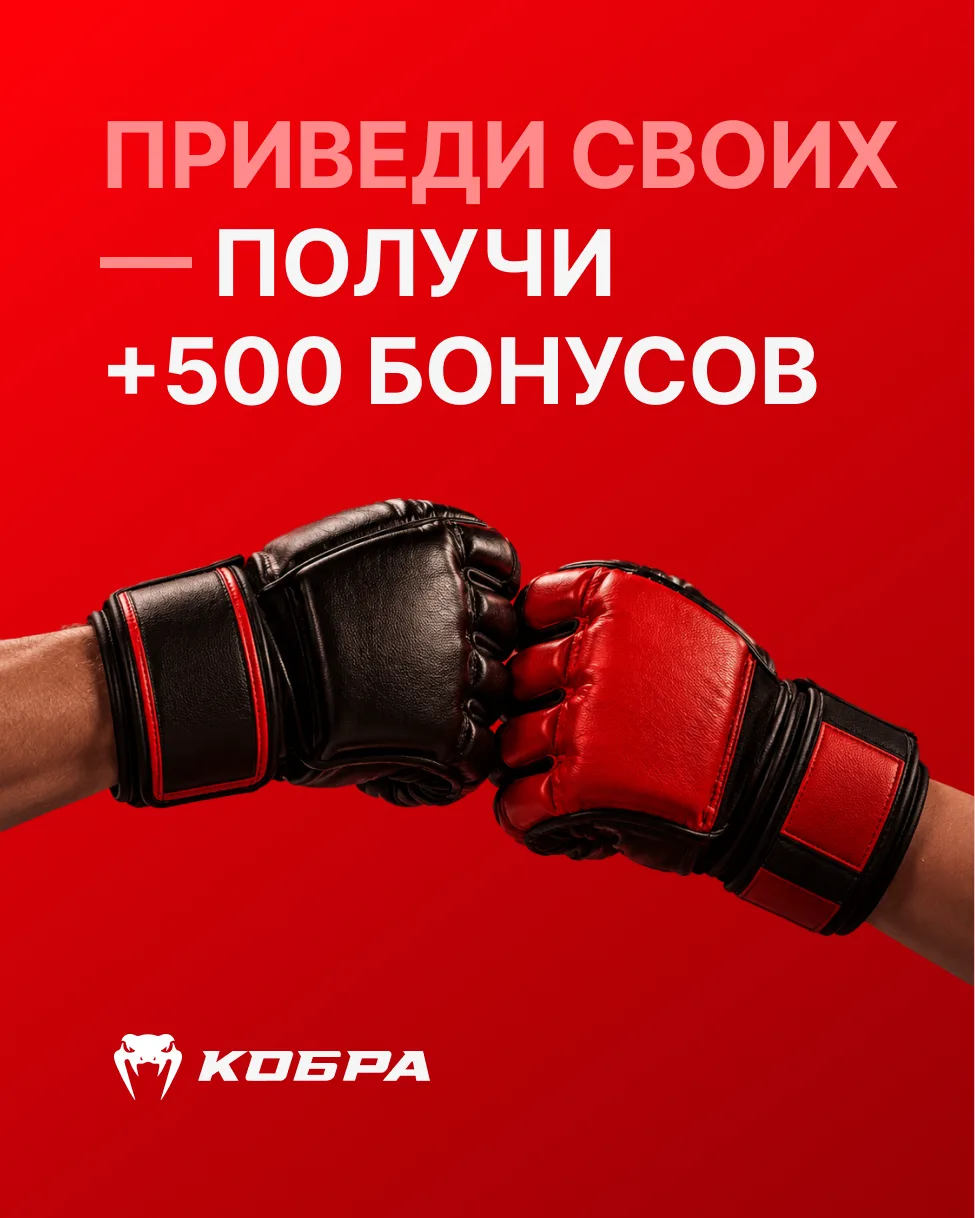 🥊 ПРИВЕДИ СВОИХ — ПОЛУЧИ 500 БОНУСОВ