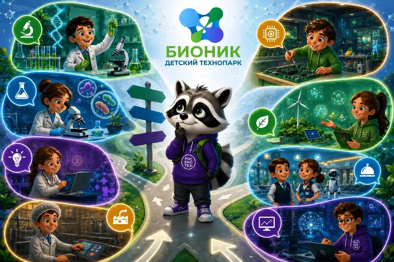 🎁 Розыгрыш от детского технопарка «Бионик»