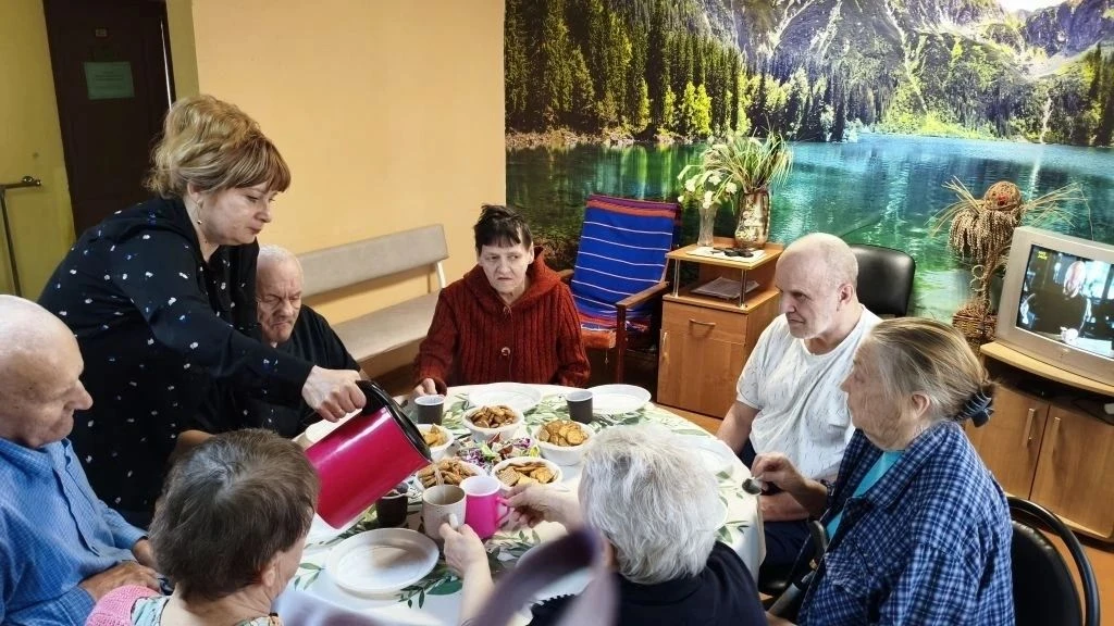 ☀Тёплый визит от общественной организации ⁣ 🏡🤝Ярцевский дом-интернат для престарелых и инвалидов при