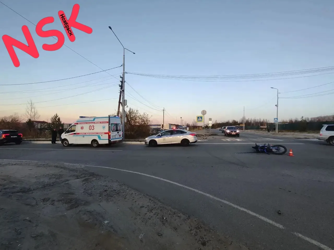 В Ноябрьске в ДТП пострадали двое подростков