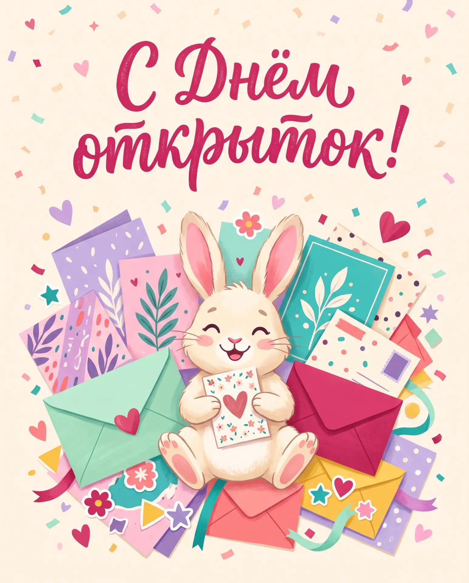 С Днём изготовления открыток ✨