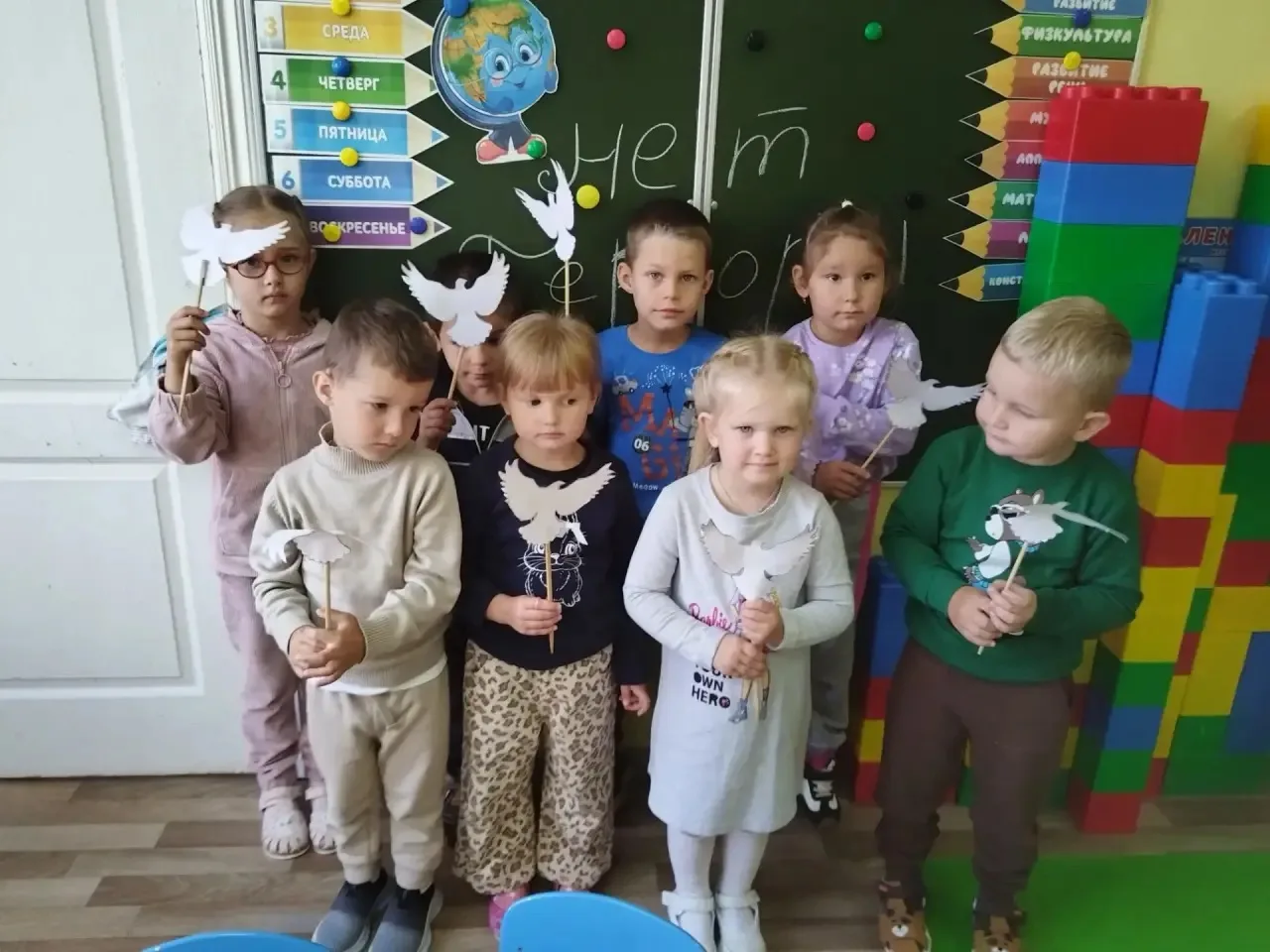 🕊 «Голубь добра» и ладошки: маленькие руки — большое сердце!