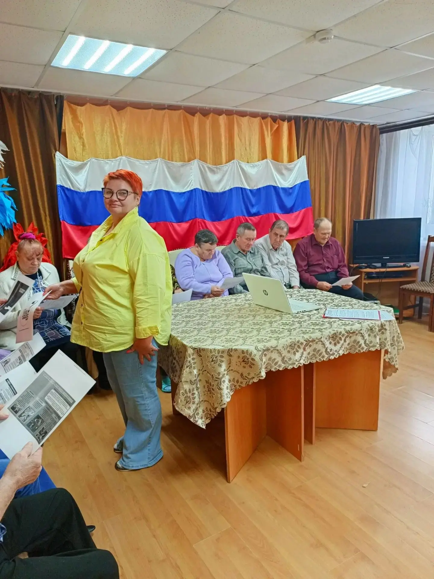 ❗️В уютном зале дневного отделения для пожилых прошёл важный и насыщенный информационны...