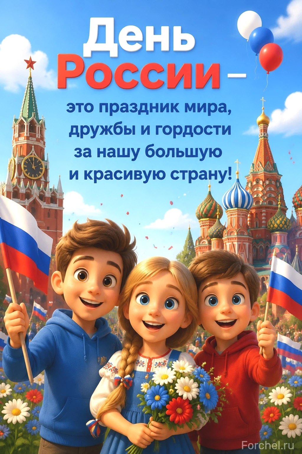 День России — наш главный праздник 
 
Каждый год 12 июня мы отмечаем День России. Это особенный праз