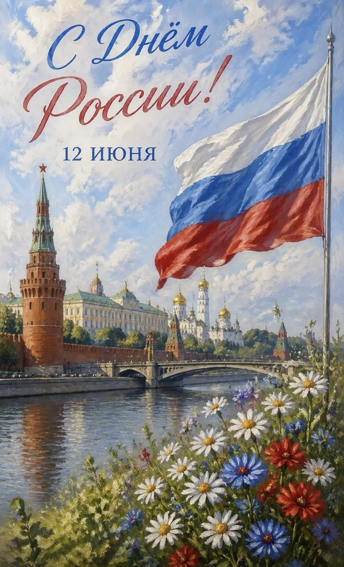 С Днём России! 🎉
12 июня — праздник, который объединяет всех граждан нашей страны, напоминая о её в