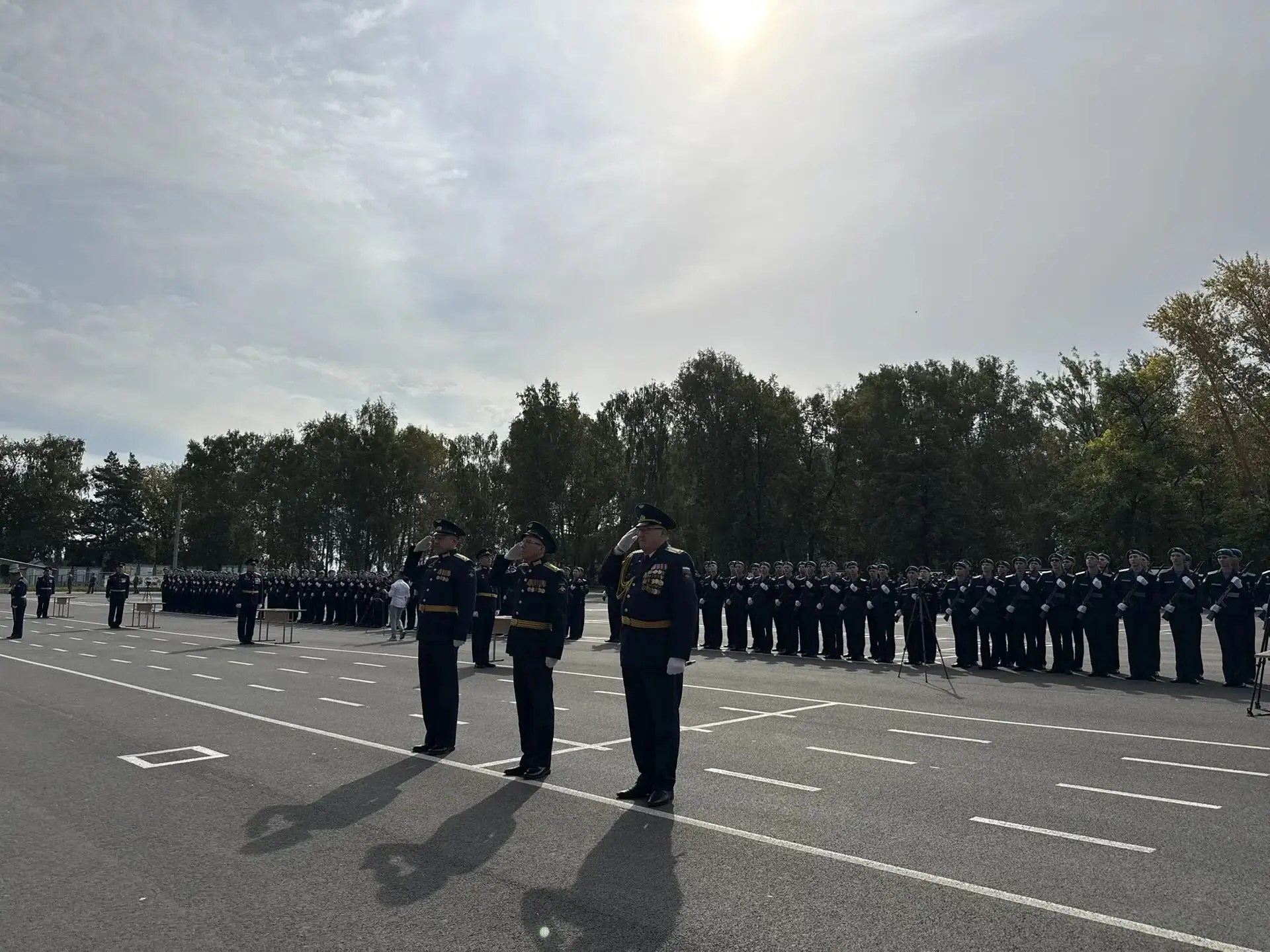 ТОРЖЕСТВЕННОЕ ПРИНЯТИЕ КАДЕТСКОЙ КЛЯТВЫ!