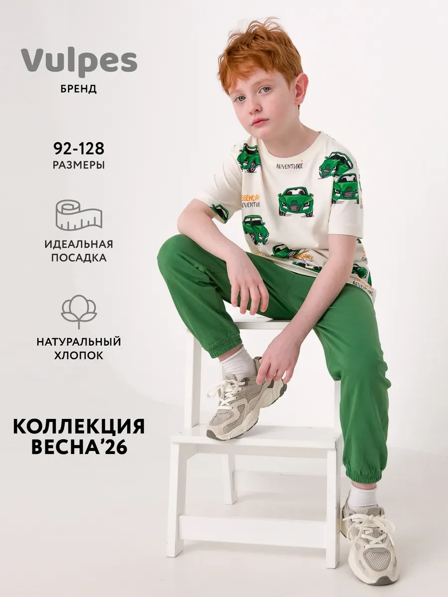 ⚡️ Брюки трикотажные в садик, Vulpes