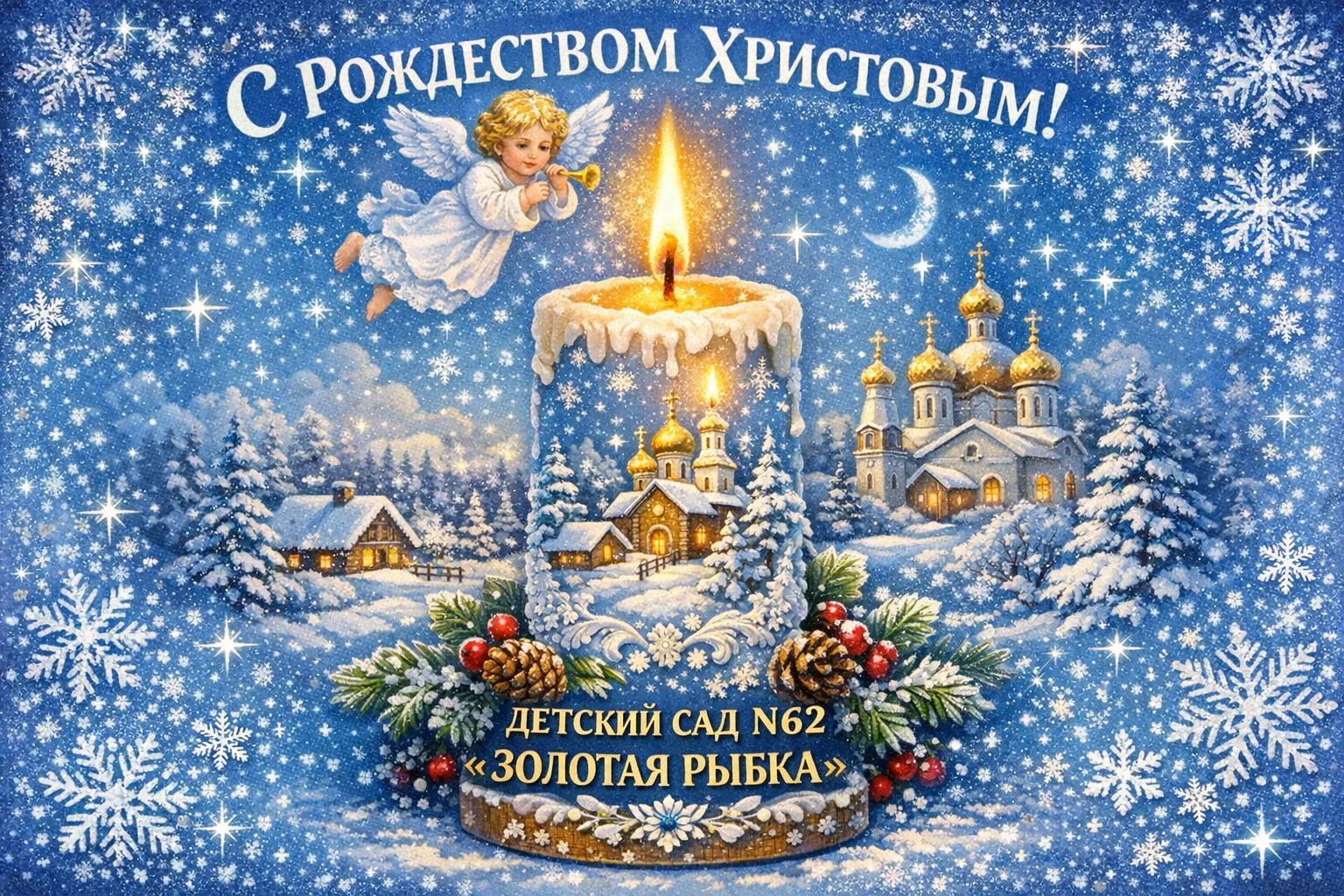 ✨Дорогие друзья!

От всего сердца поздравляем вас с Рождеством Христовым!🕯️✨

💖Этот светлый праздн