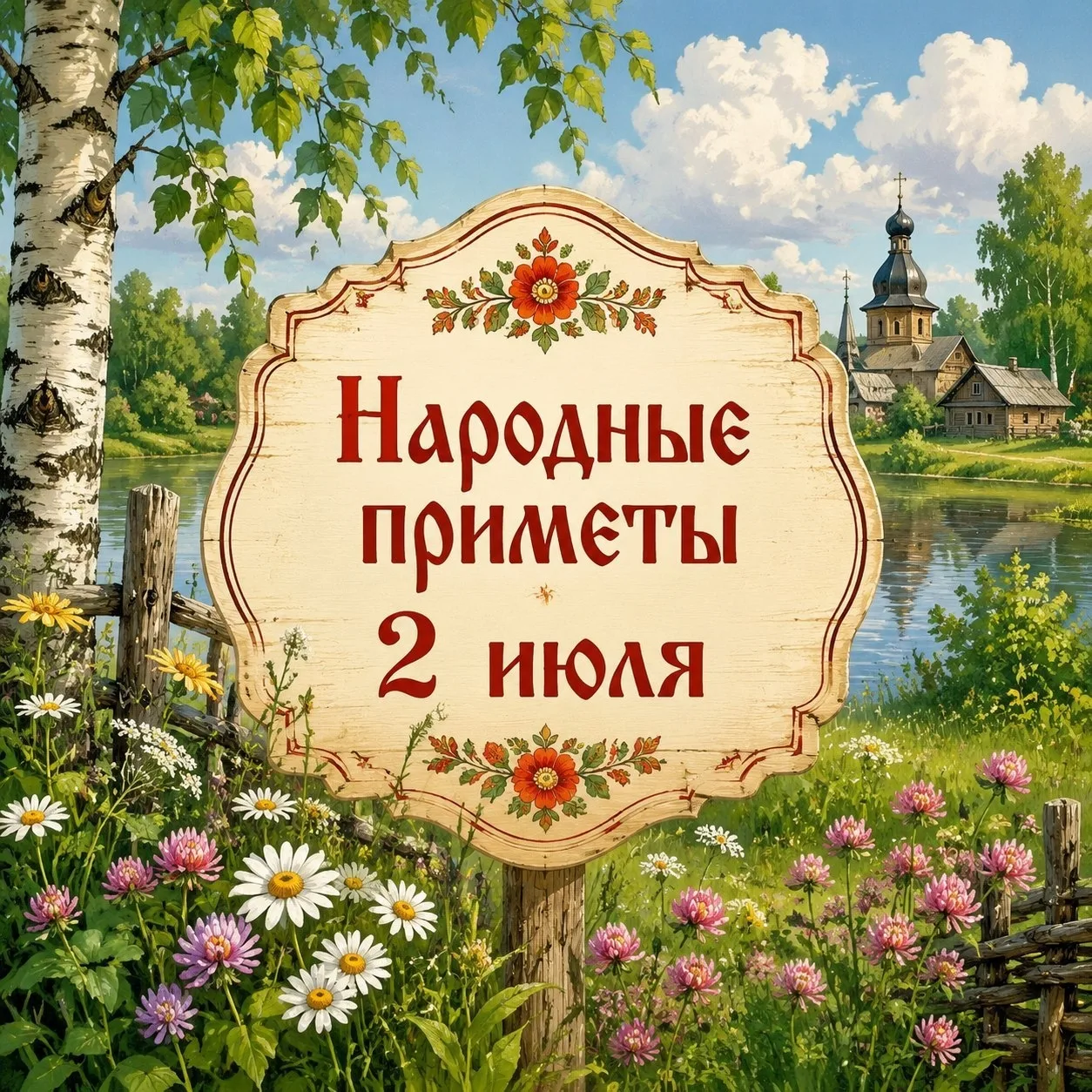 🌿 Народные приметы на 2 июля — Зосима Пчельник 🌿