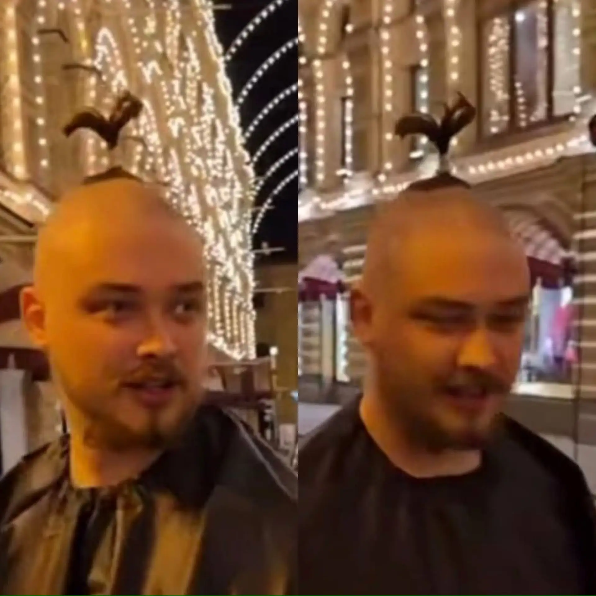 Сын Наташи Королёвой явно решил, что обычная причёска  это слишком скучно 😂