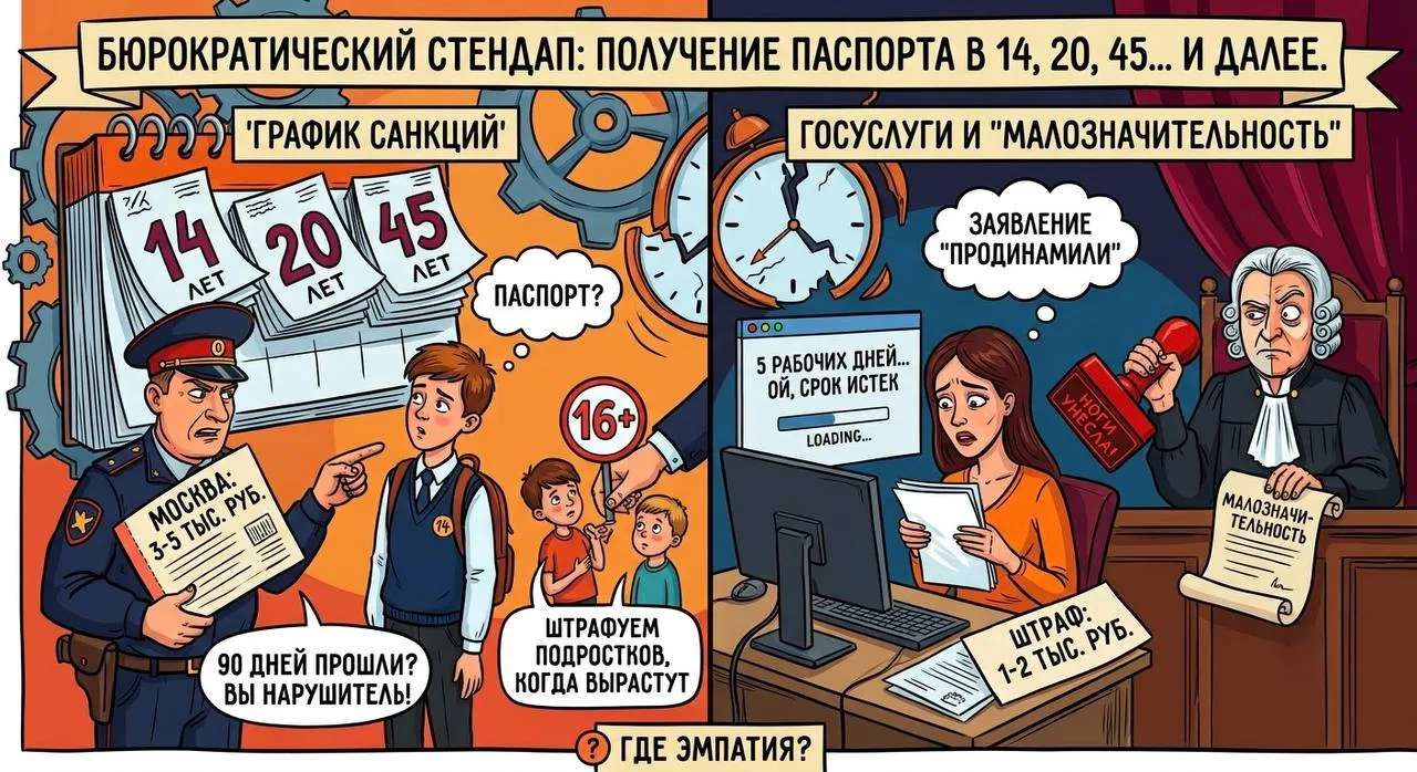 Старшему сыну исполнилось 14, и я озаботился получением паспорта
