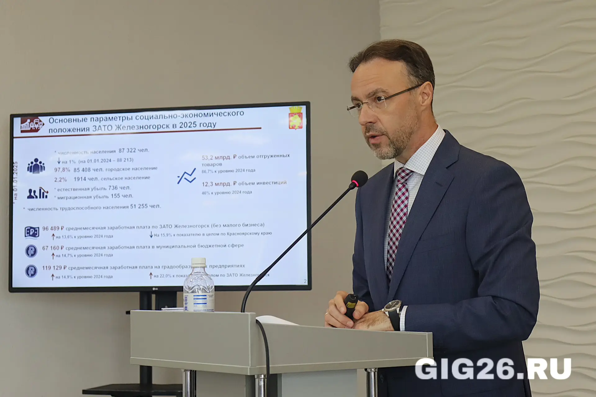 Глава ЗАТО Дмитрий Чернятин отчитался перед депутатами о результатах его деятельности и деятельности