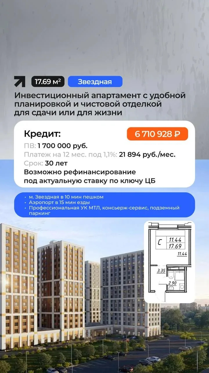Инвестиционные лоты, подходящие для аренды 💼