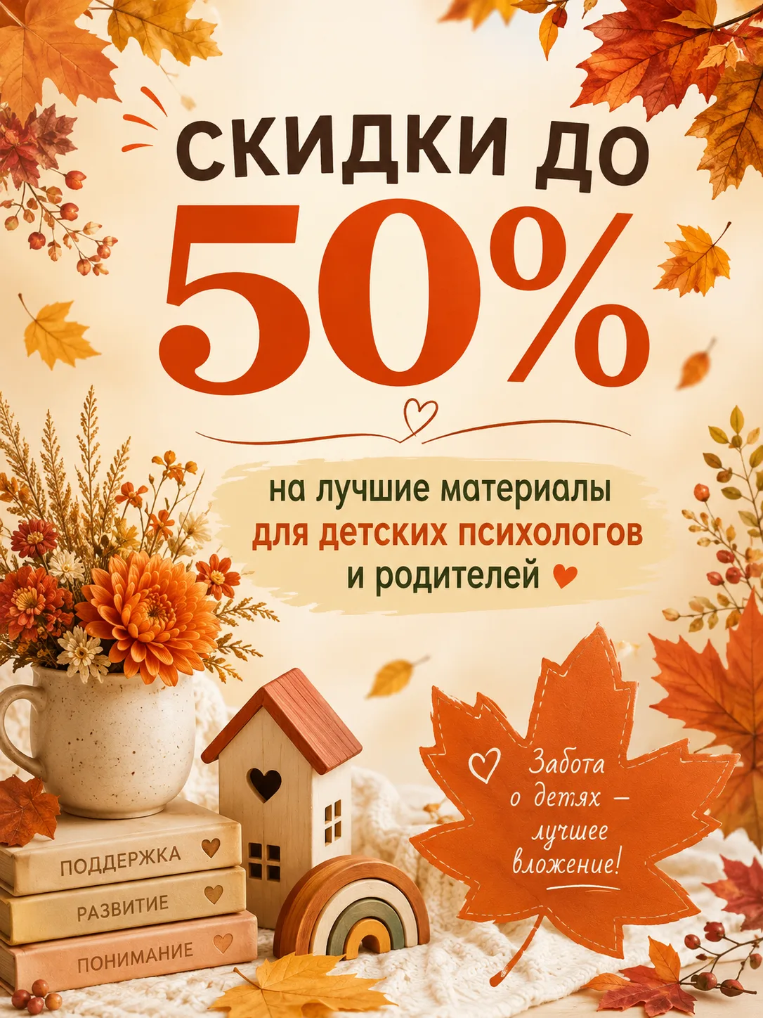 СКИДКА ДО 50% на детские программы!