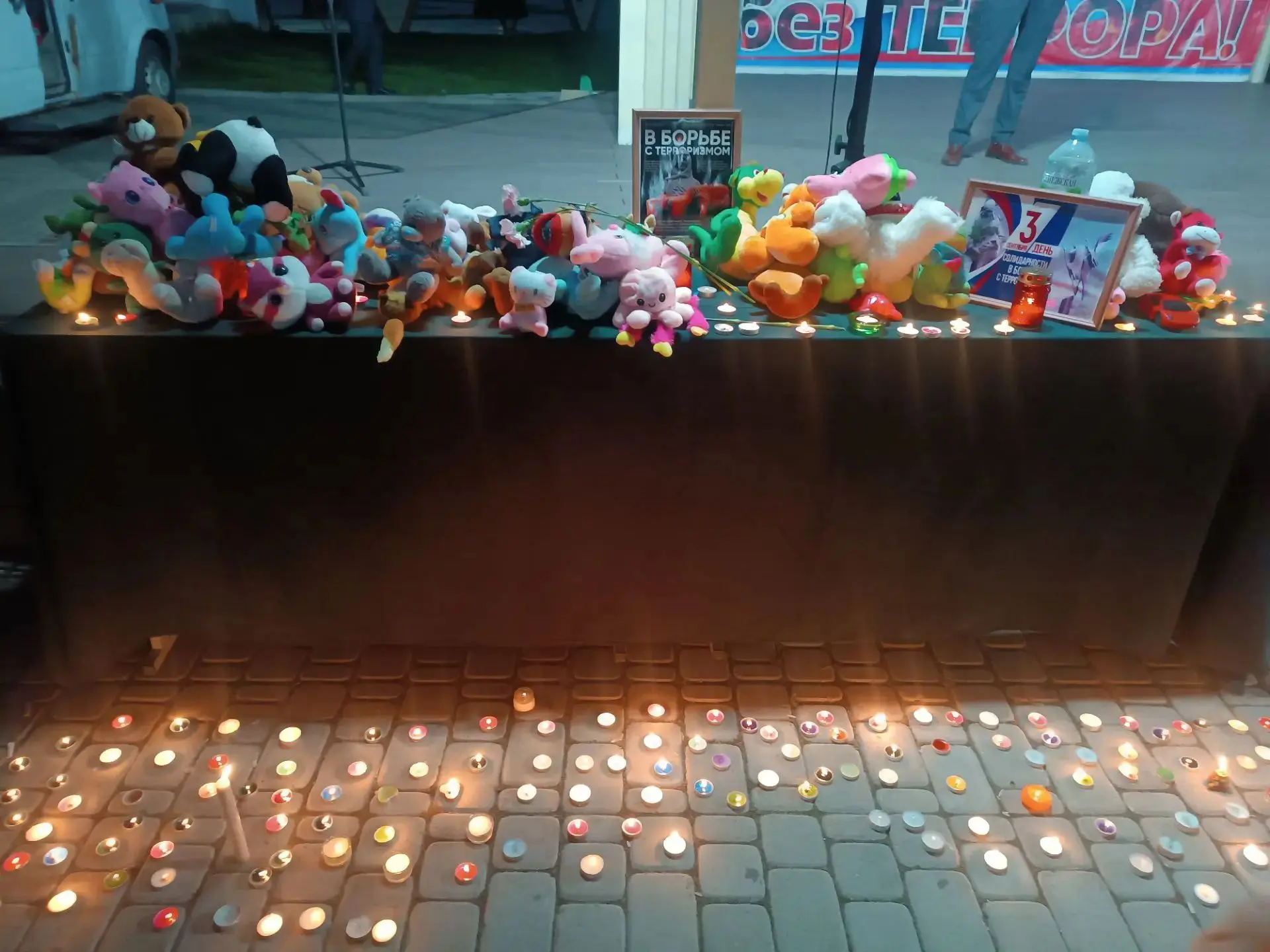 3 сентября, в День солидарности в борьбе с терроризмом, наши обучающиеся вместе с отряд...