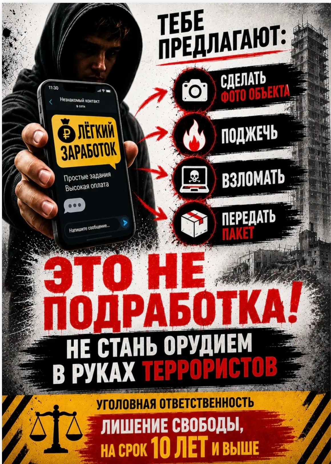Уважаемые родители, поговорите с детьми об этой опасности уже сегодня!