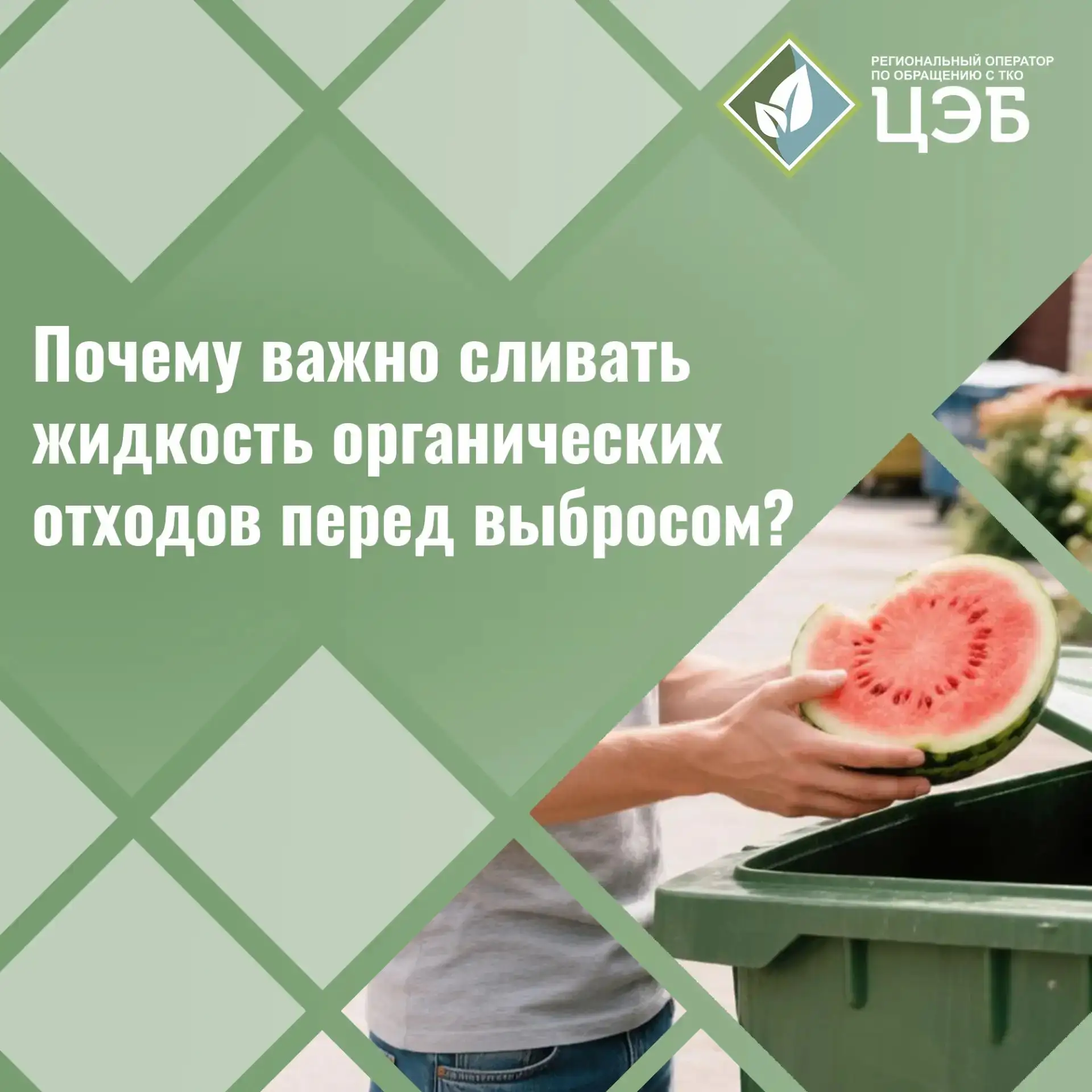 🍉 Лужи на асфальте: почему важно сливать жидкость органических отходов перед выбросом?
