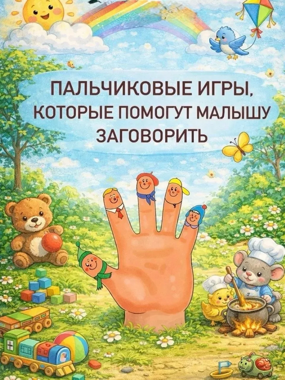 Воспитанники группы № 8 «Румяные щёчки» регулярно играют в пальчиковые игры. Эти просты...