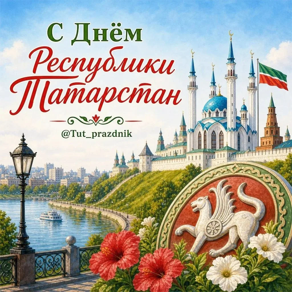 🏛 30 августа — День Республики Татарстан
