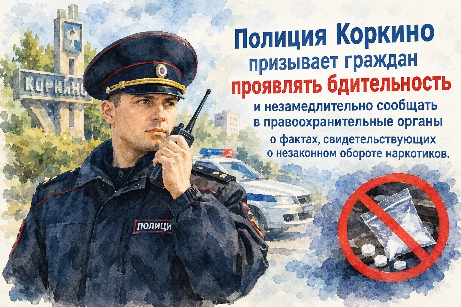 В Коркино задержан мужчина с наркотическим веществом