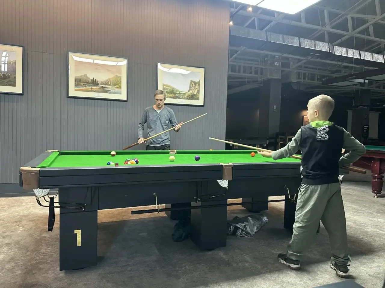 Школа бильярда сегодня! 🎱