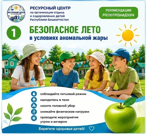 📚📌 🌡МЕТОДИЧКА: Безопасное лето в условиях аномальной жары                                        