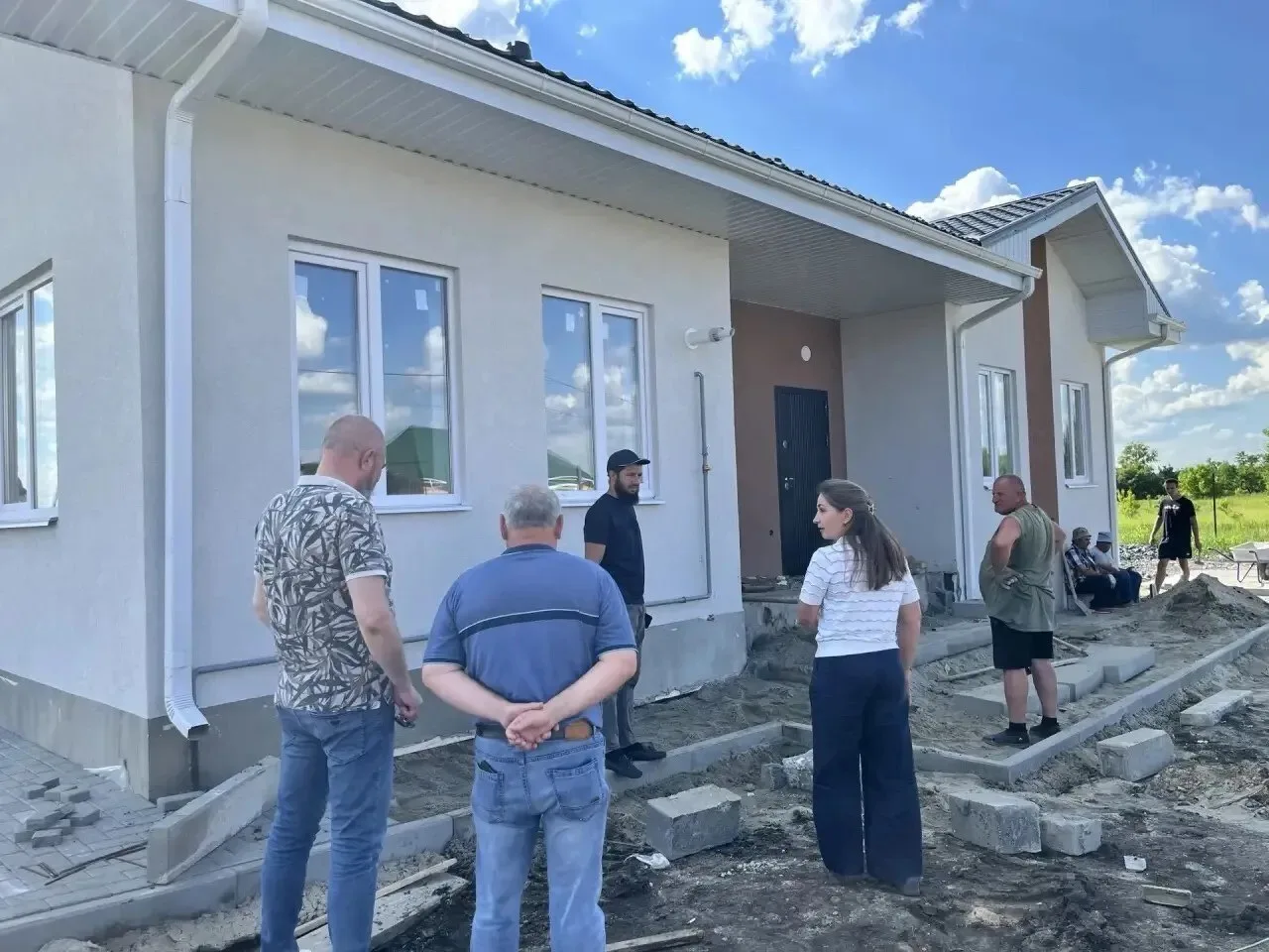 Заместитель министра строительства области Альмира Давыдова с рабочей поездкой посетила Белгородский