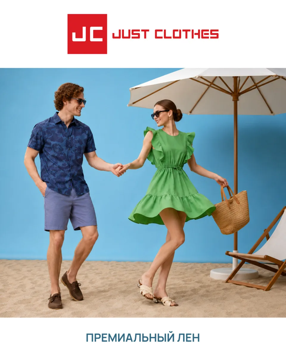 🌴 Дресс-код для жаркого лета: премиальный лён JUST CLOTHES