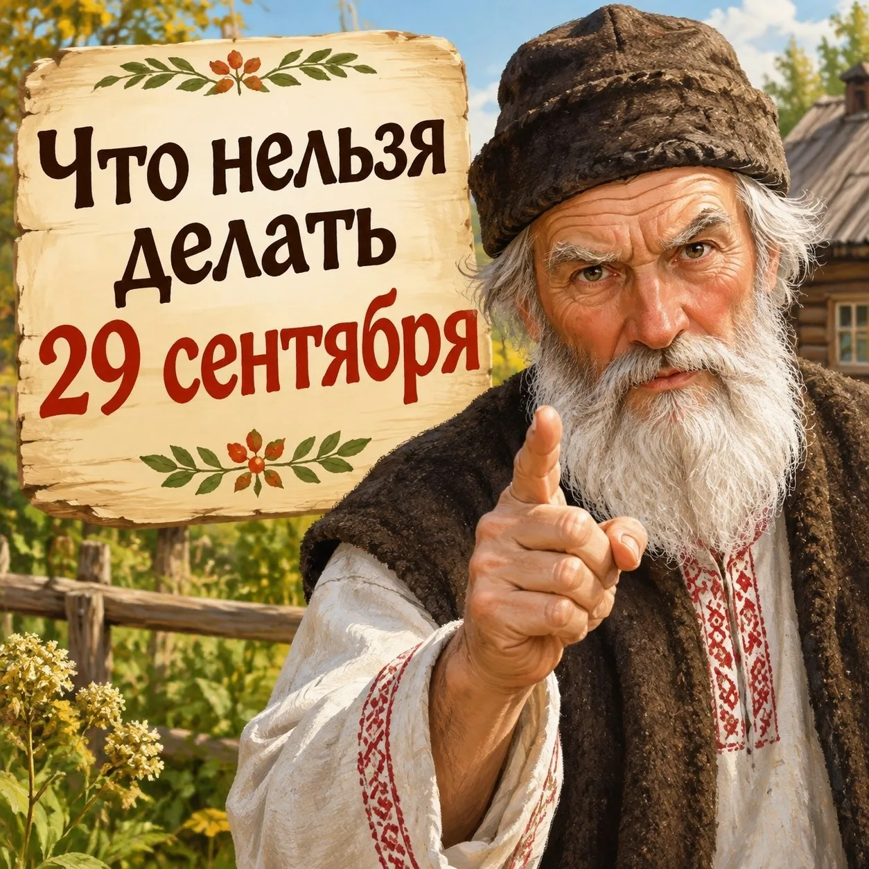 🚫 29 сентября — Что нельзя делать