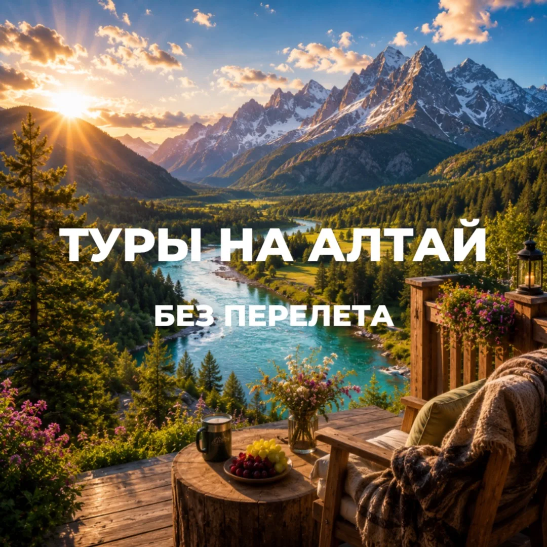АЛТАЙ ИЗ НОВОСИБИРСКА ⛰️
Отели с бассейном 🏊‍♂️

🏨Отели: 4 и 5*
📆Вылет 8.08 на 3 ночи 
🍽️Тип пит