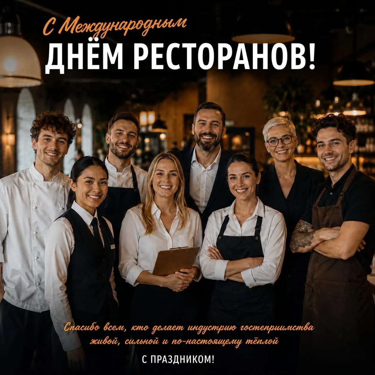 🍽 Поздравляем с Международным днём ресторанов ❤️