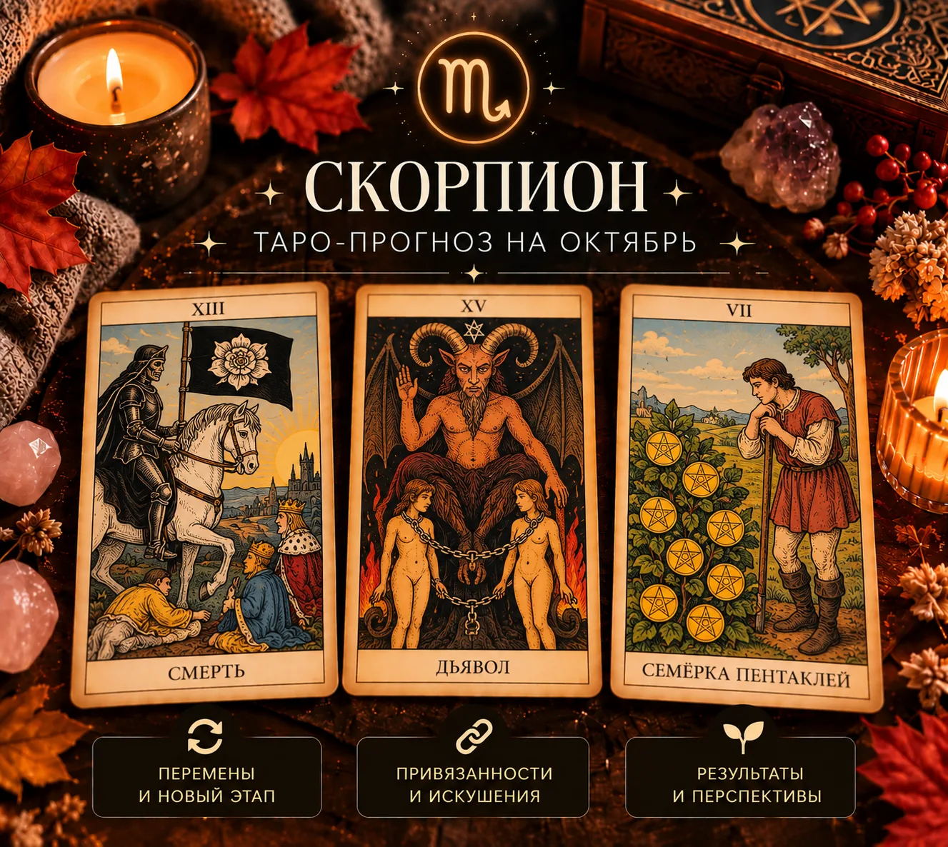 ♏ СКОРПИОН — что ждёт вас в октябре? 🔮