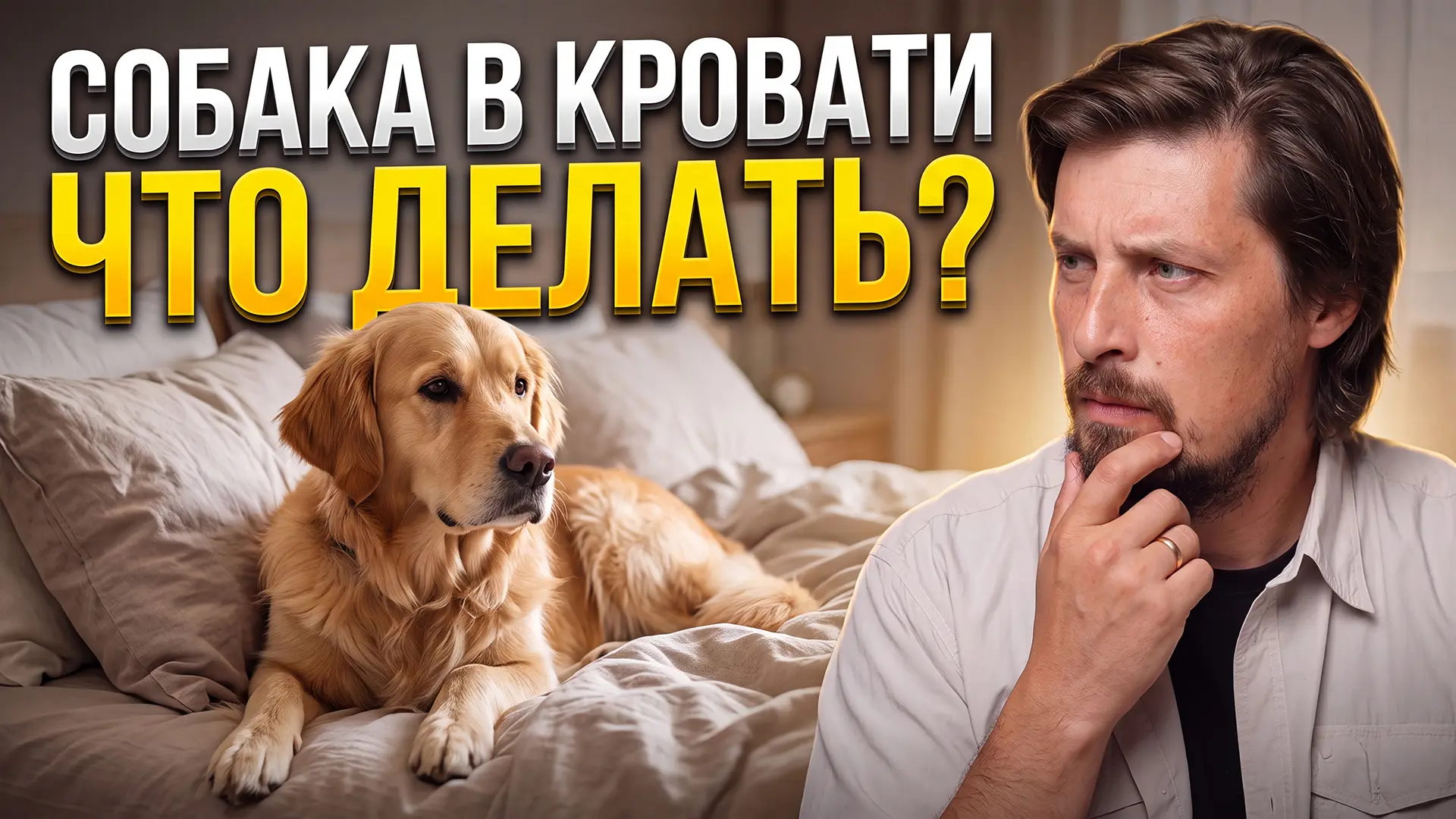 ✅Как отучить собаку спать на кровати?