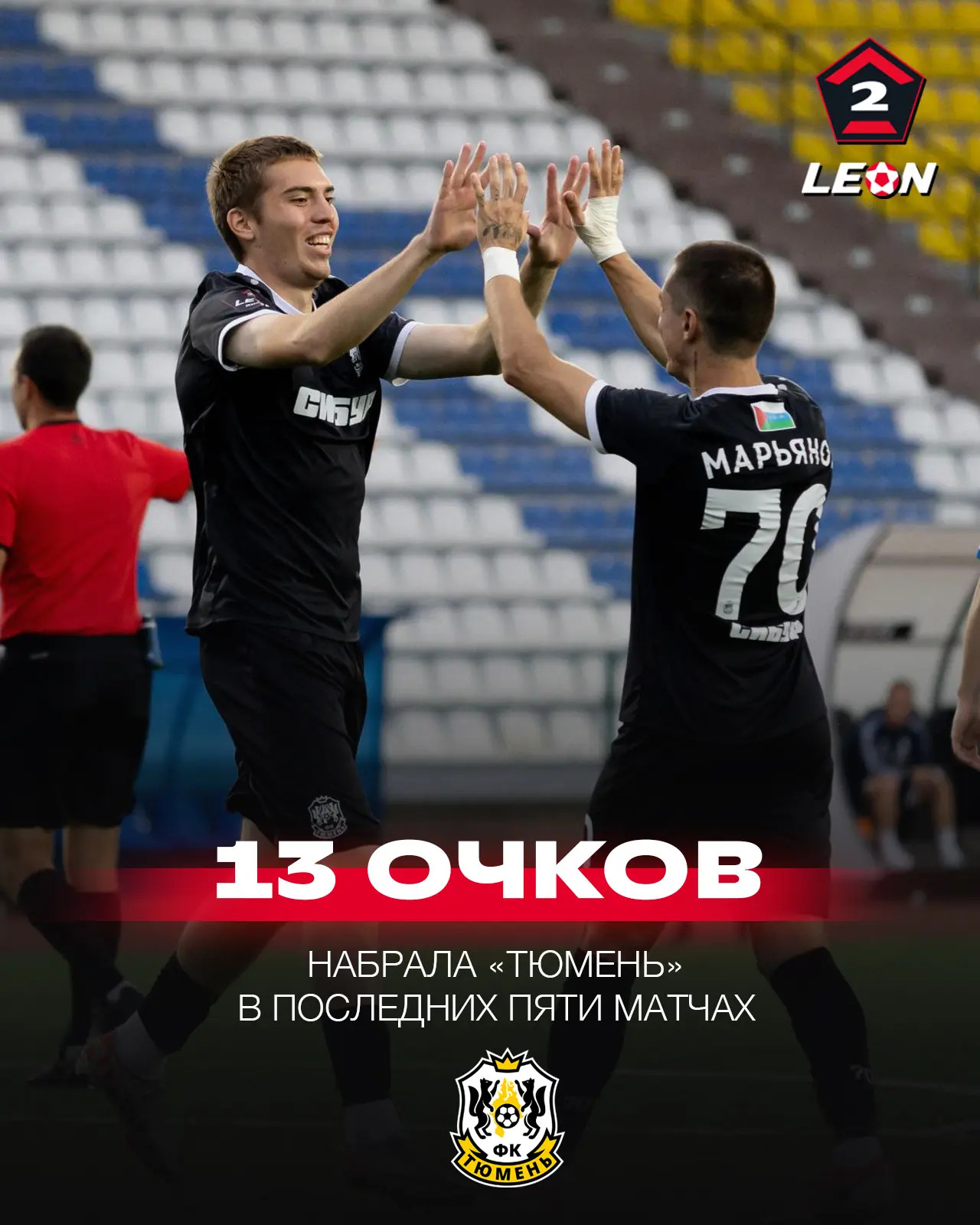 «Тюмень» прямо сейчас находится в сумасшедшей форме ⚡