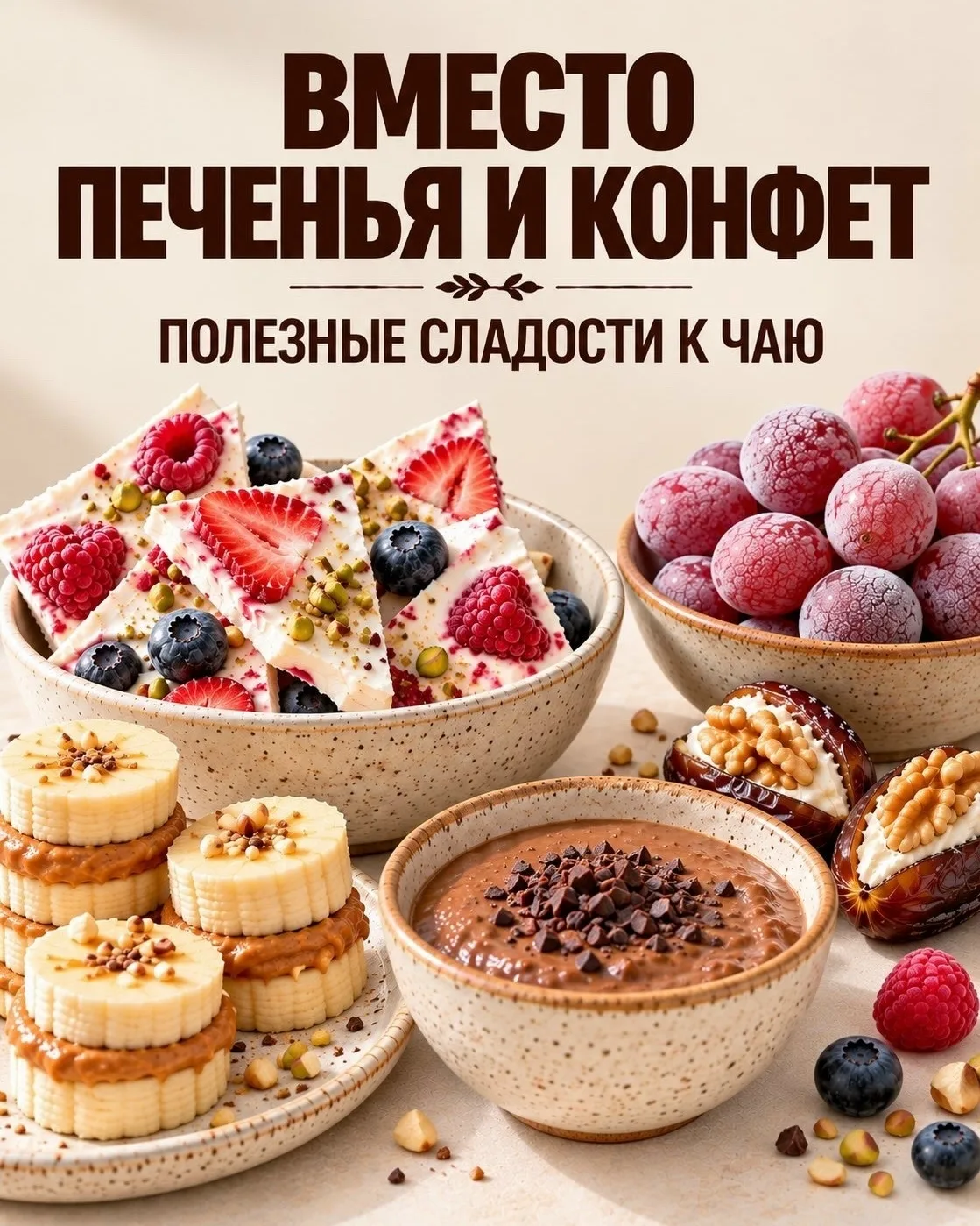 КОГДА ХОЧЕТСЯ ЧЕГО-НИБУДЬ СЛАДКОГО — ВОТ ЧТО МОЖНО ВЗЯТЬ К ЧАЮ 🤎