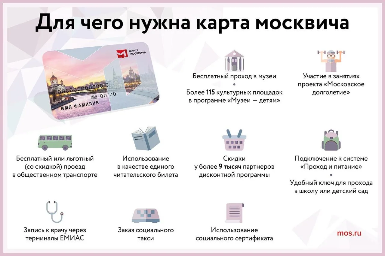 Удобно с картой москвича: все возможности городского транспорта 📲