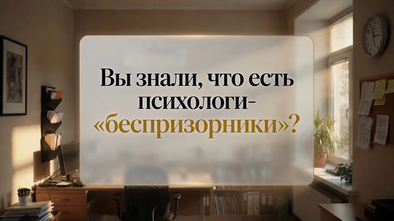Вы знали, что есть психологи-«беспризорники»?